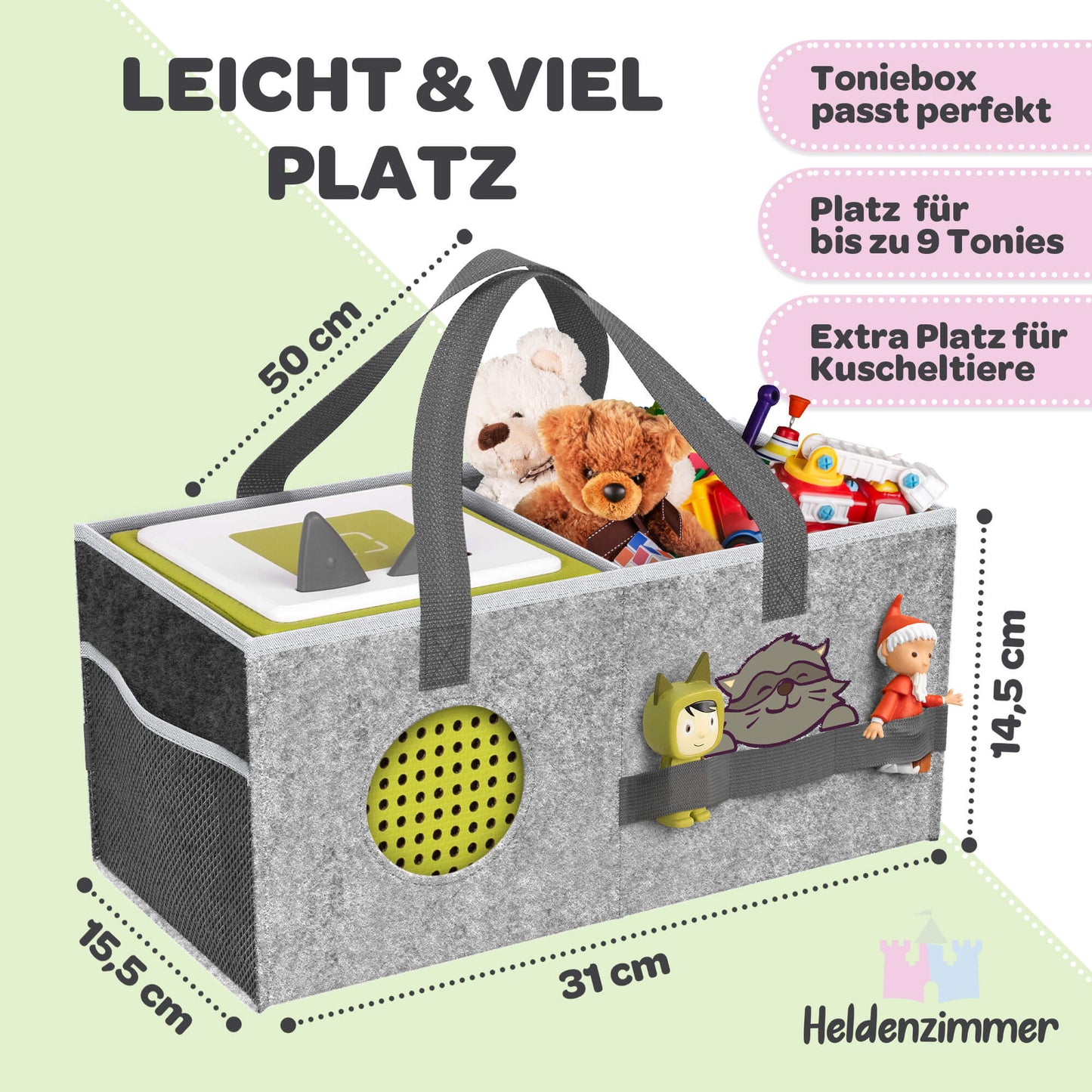 Tasche für Tonie Box Filz groß