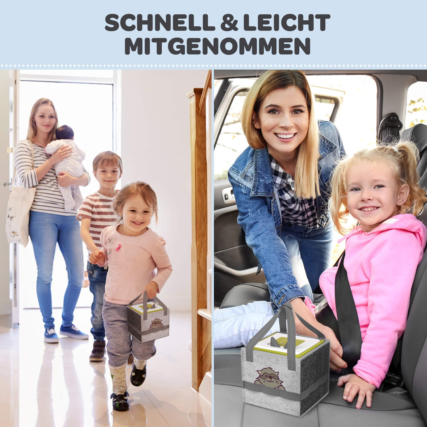Tasche für Tonie Box Filz klein