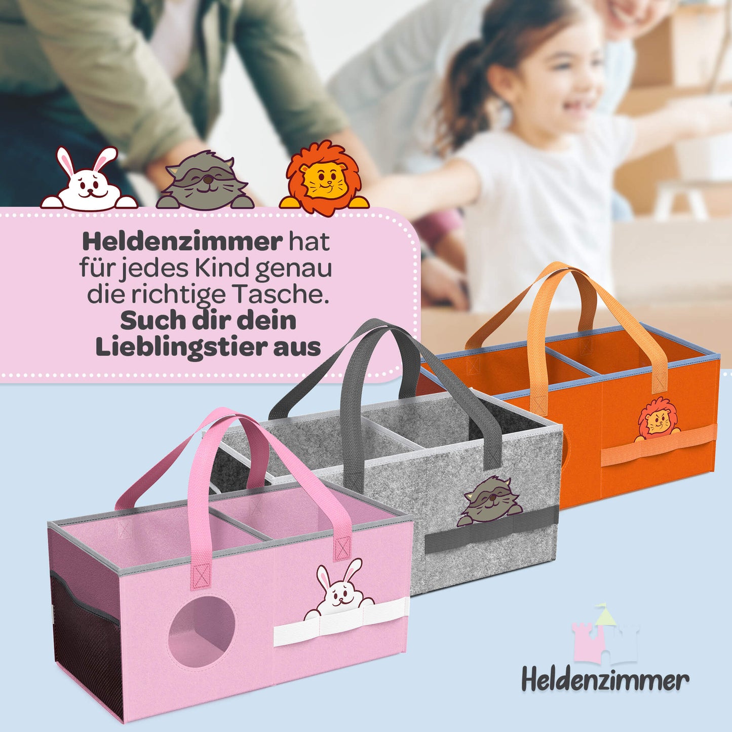 Tasche für Tonie Box Filz groß