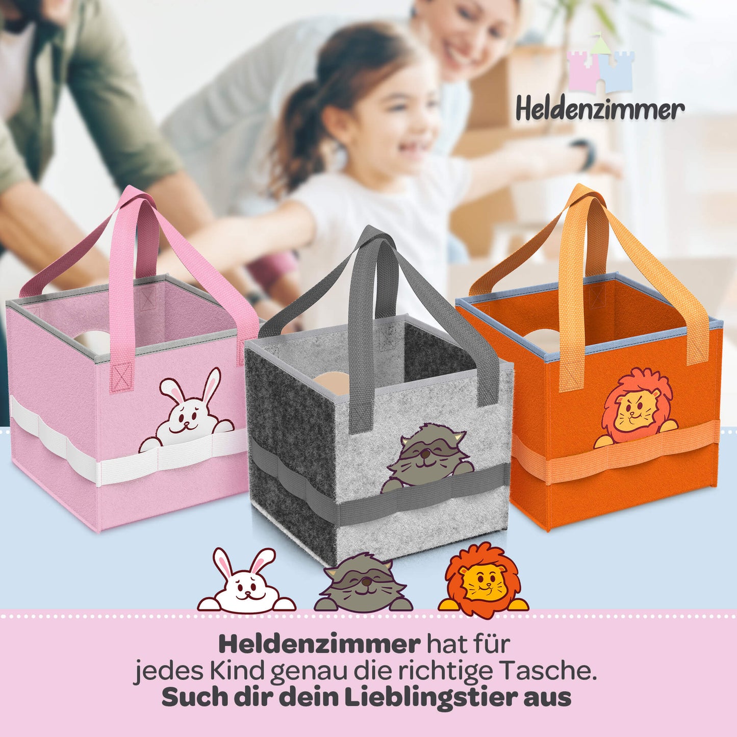 Tasche für Tonie Box Filz klein