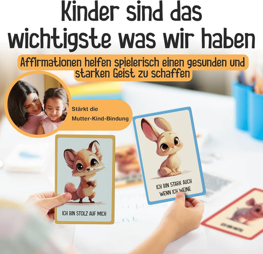 55 Affirmationskarten für Kinder