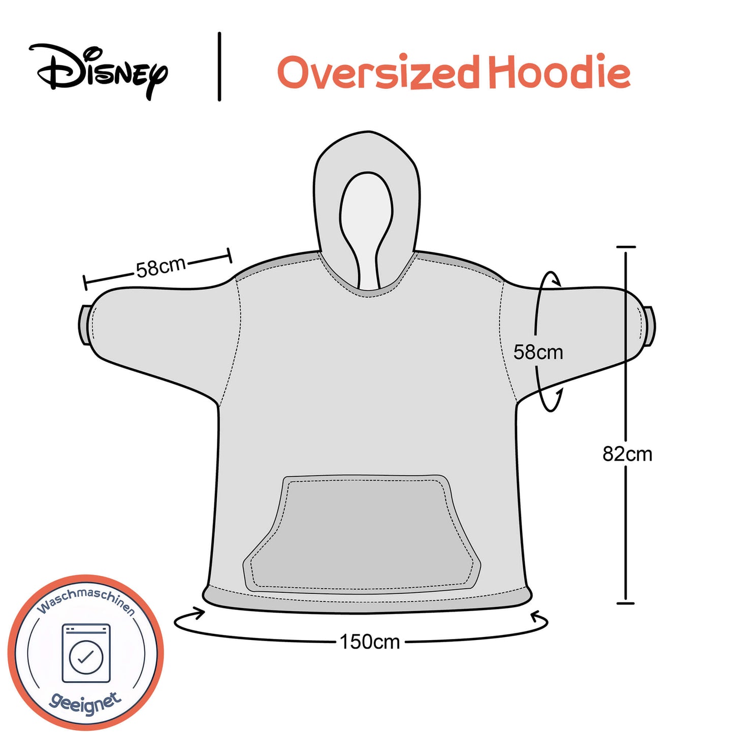 Disney Minnie Maus oversized Hoodie