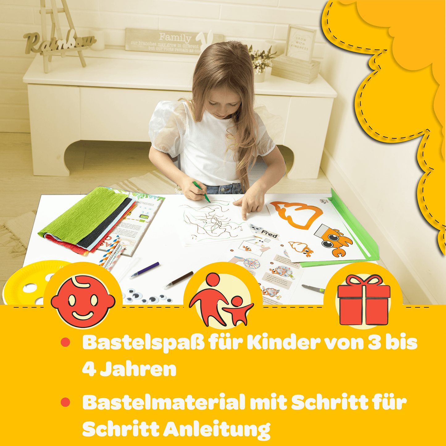 Bastelset für Kinder 3-4 Jahre