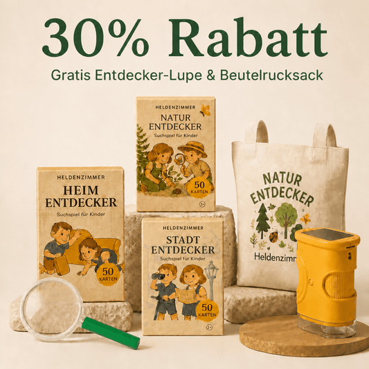 Das Abenteuer-Entdecker Set — 300 Abenteuer für den nächsten Enkel-Besuch