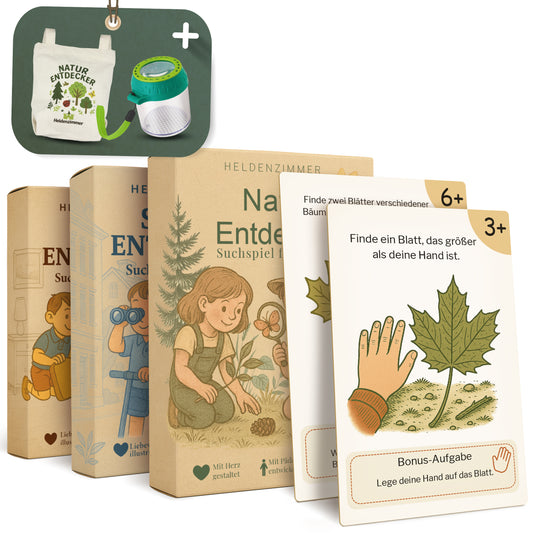 Abenteuer-Entdecker Bundle Set - mit Becher & Tasche