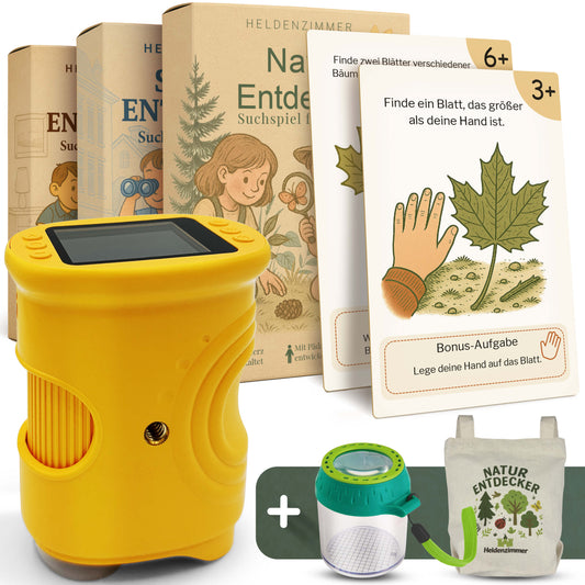 Entdecker-Bundle - mit Mikroskop, Becher & Tasche